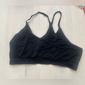 Zella sports bra black racer back